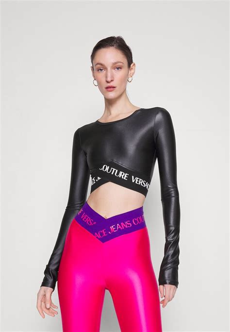 maglietta versace manica lunga